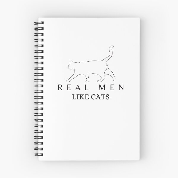 Item preview, Real Men like Cats, Husband ,Dad Gift ,love Funny Geek , Mens Womens Ladies Youth Kids Cat Kitten Meow,black and white designed and sold by Orgoss.
