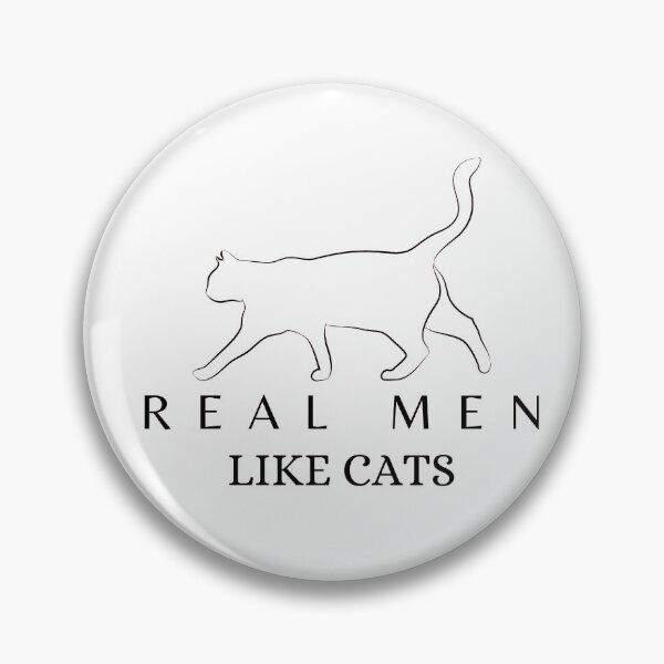 Item preview, Real Men like Cats, Husband ,Dad Gift ,love Funny Geek , Mens Womens Ladies Youth Kids Cat Kitten Meow,black and white designed and sold by Orgoss.