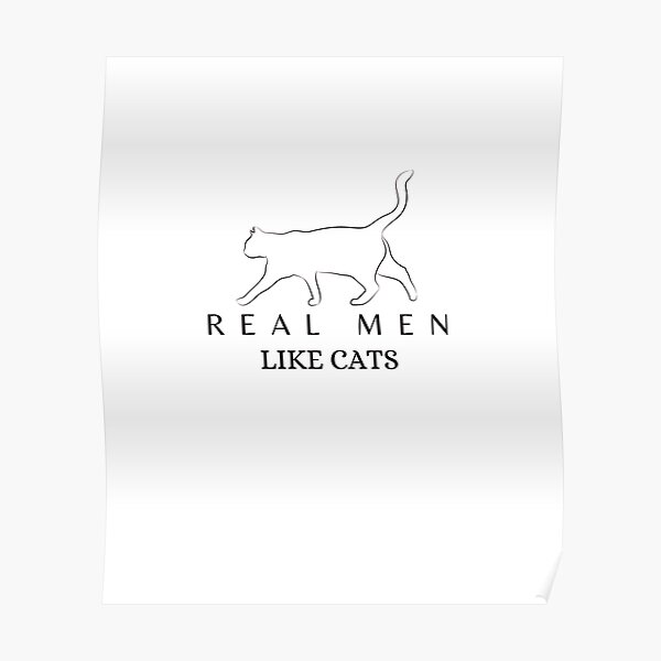 "Real Men like Cats, Husband ,Dad Gift ,love Funny Geek , Mens Womens