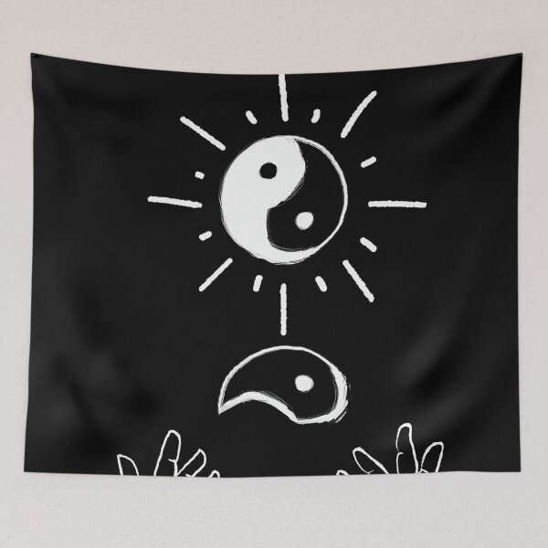 Item preview, Beauty of Ying & Yang in black designed and sold by ESCAPZ.