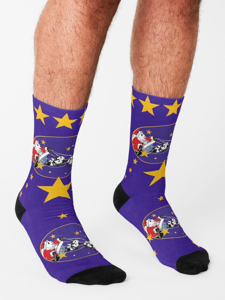 Alternate view of A very Pinky Holiday! Socks