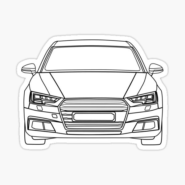 Audi B9 RS4 Avant Sticker – Artlines Design