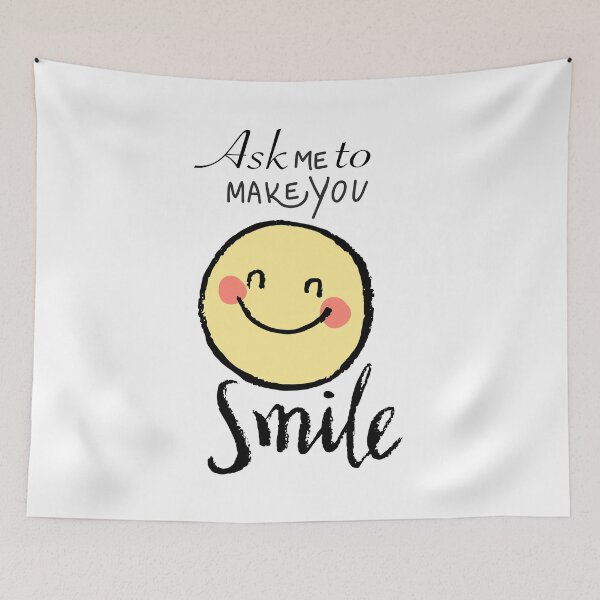 Item preview, Ask me to make you smile designed and sold by shinoshop.