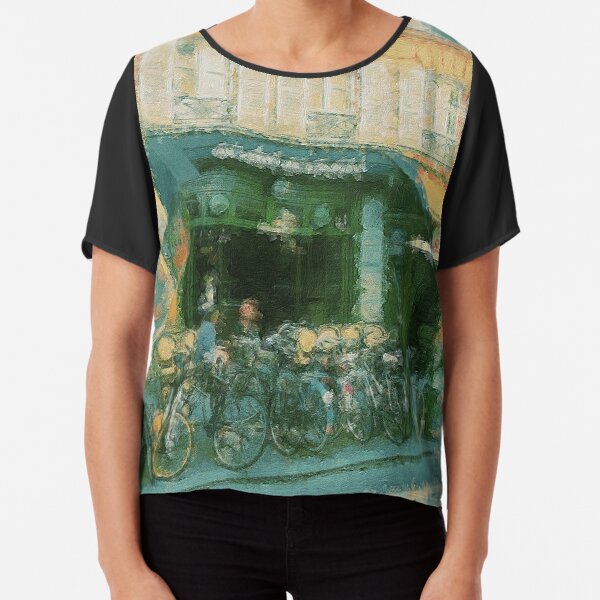 Cycling France Chiffon Top