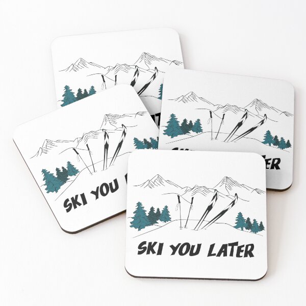 Item preview, Ski You Later Winter Sports designed and sold by TheInkElephant.