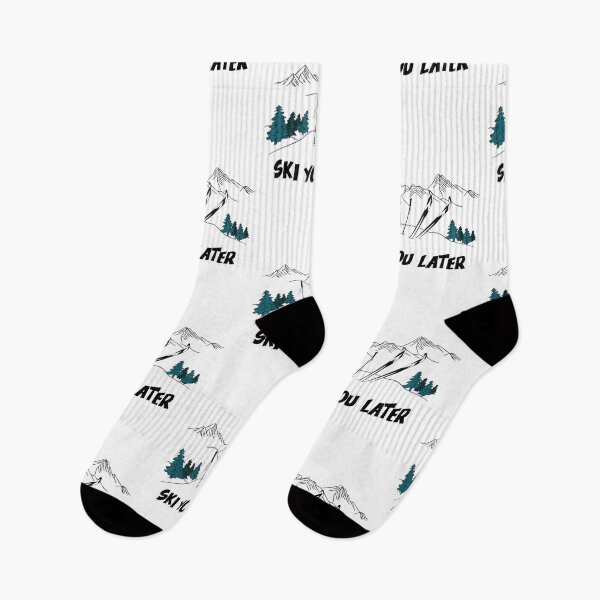 Item preview, Ski You Later Winter Sports designed and sold by TheInkElephant.