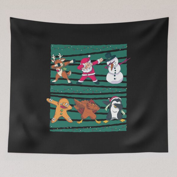 Item preview, Cute Christmas Snowman Reindeer Santa Dab Dancing,  Christmas icon, Cute Penguin dabbing, Christmas gifts, Holiday gifts designed and sold by T. MINISTRY.