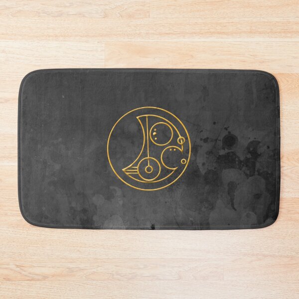 Item preview, Michael in Circular Time Lord in Beveled Gold on Splotchy Grunge Black designed and sold by Darcy777.