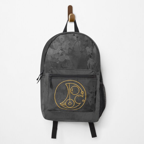 Item preview, Michael in Circular Time Lord in Beveled Gold on Splotchy Grunge Black designed and sold by Darcy777.