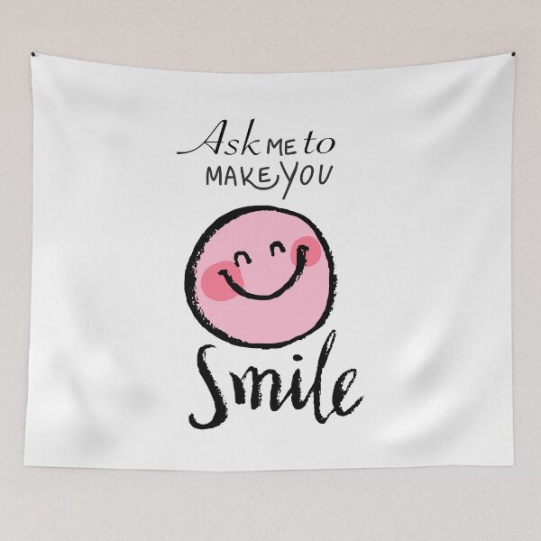Item preview, Ask me to make you smile designed and sold by shinoshop.