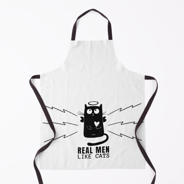 Item preview, Copy of Real Men like Cats, Husband ,Dad Gift ,love Funny Geek , Mens Womens Ladies Youth Kids Cat Kitten Meow,black and white designed and sold by Orgoss.