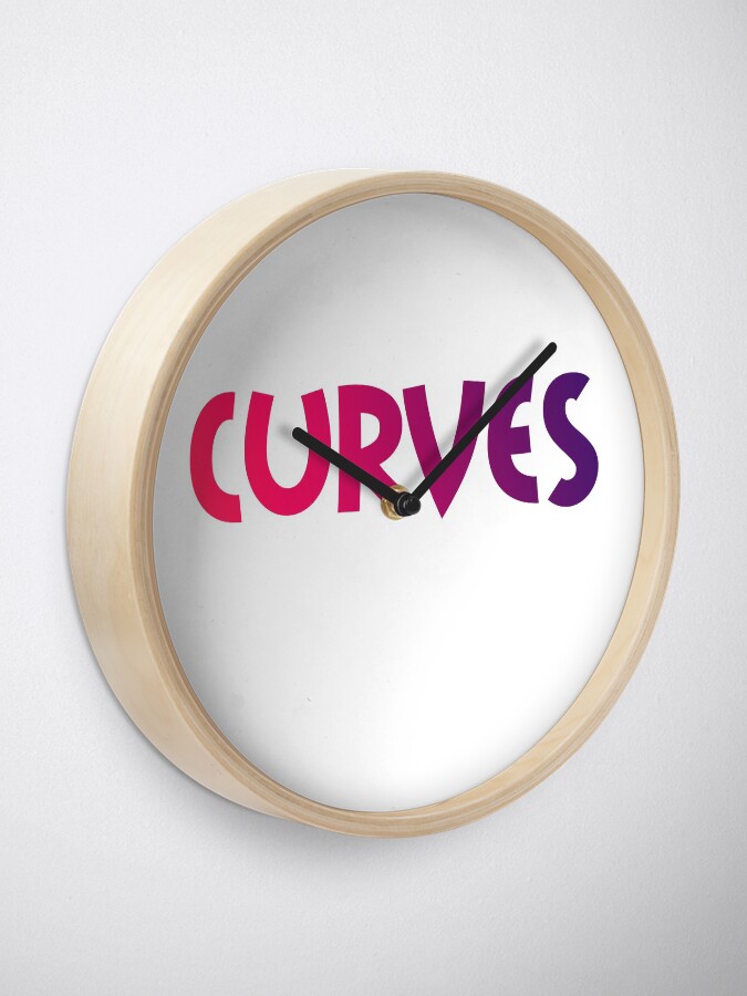 Alternate view of Curves fat-positive BoPo Clock