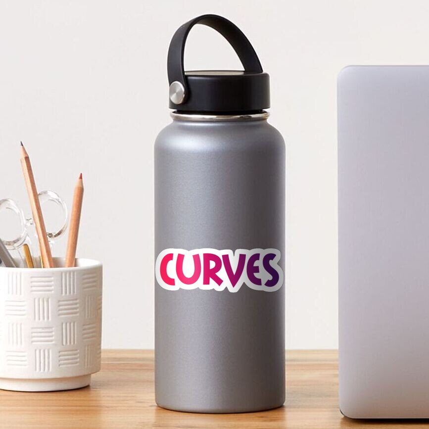 Curves fat-positive BoPo Sticker