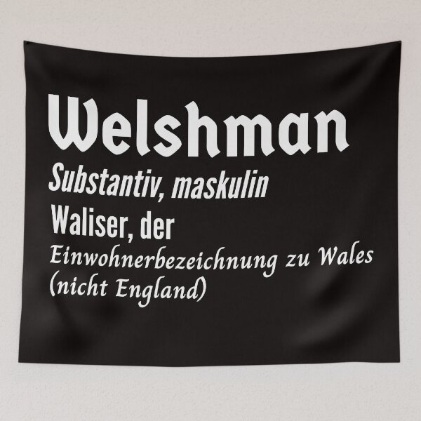 Artikelvorschau, Waliser Waliser Deutsch Deutsch Definition entworfen und verkauft von Time4German.