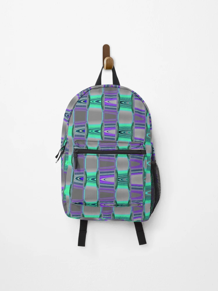 Thumbnail 1 of 3, Backpack, Geomatric Wavy Pattern designed and sold by CreativeShutter.