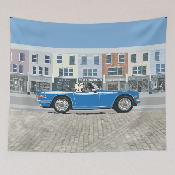 Item preview, Tahiti Blue color TR6 – the Classic British Sports Car designed and sold by Bigs66.