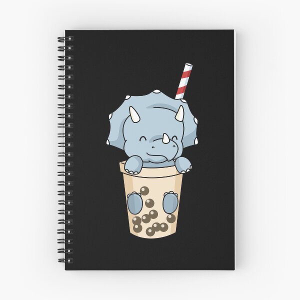 Item preview, Bubble Tea Gift Kids Triceratops Boba Dinosaur Bubble Tea designed and sold by DSWShirts.