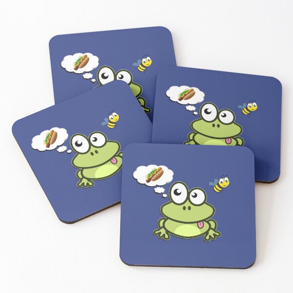 Item preview, Dreaming of An American Hot Dog - Cute Funny Fairytale Frog designed and sold by Thingy72.