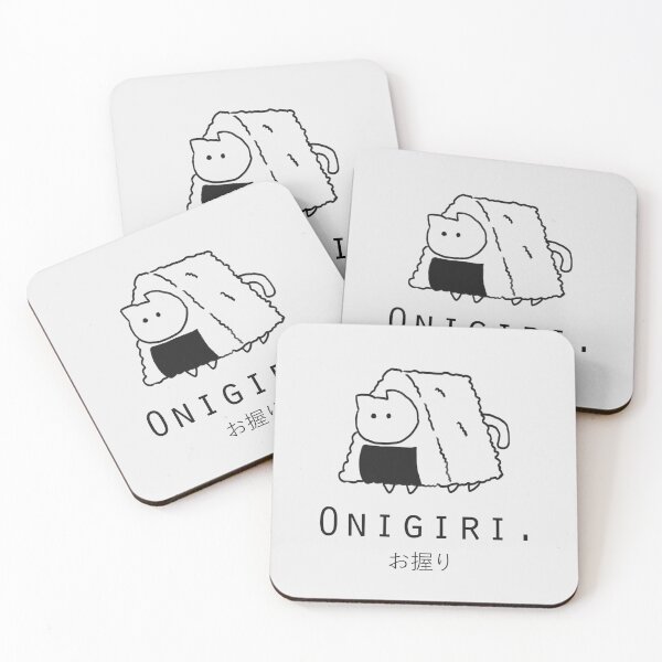 Item preview, Kawaii Onigiri Cat Japanese Minimalist!Simple Design designed and sold by Neroaida.
