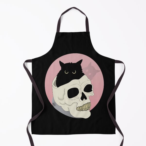 Item preview, Black Cat Inside Skull designed and sold by Poserbone.