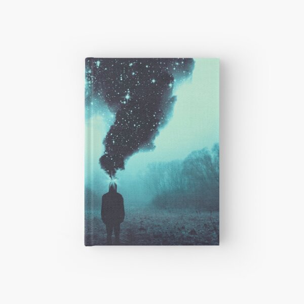 there is more beyond the obvious - surreal landscape Hardcover Journal