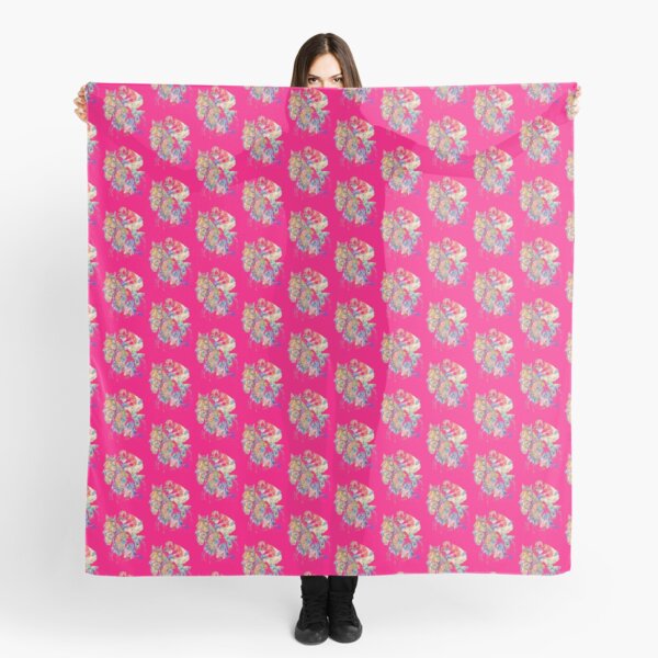 Pinker Reiter Tuch