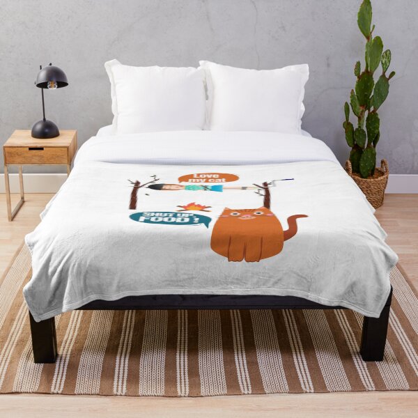 Aperçu de l'œuvre J'aime mon chat. Le chat maléfique pense que je suis de la nourriture. créée et vendue par platformexplore.