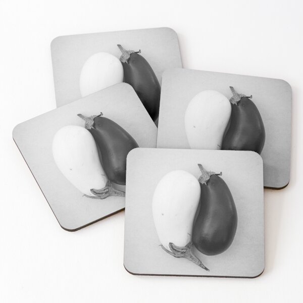 Item preview, Eggplant Yin Yang Black and White designed and sold by PAPER MOON art & design.
