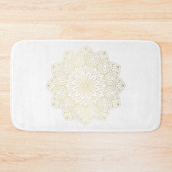 Item preview, Gold Mandala Pattern On Cherry Red designed and sold by Vic Torys ☆.