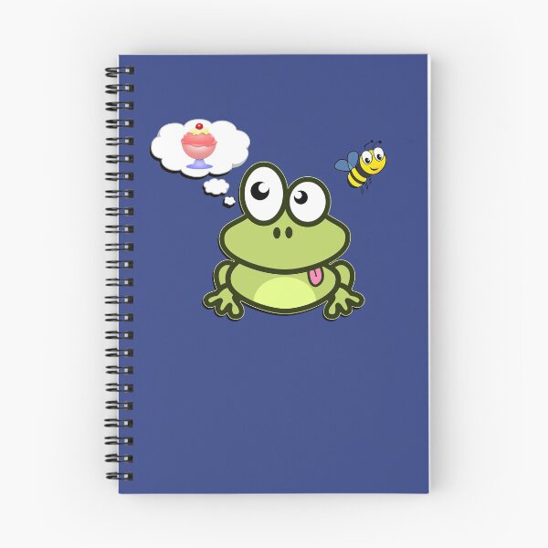 Item preview, Soñando con un helado - Rana linda y divertida de cuento de hadas designed and sold by Thingy72.