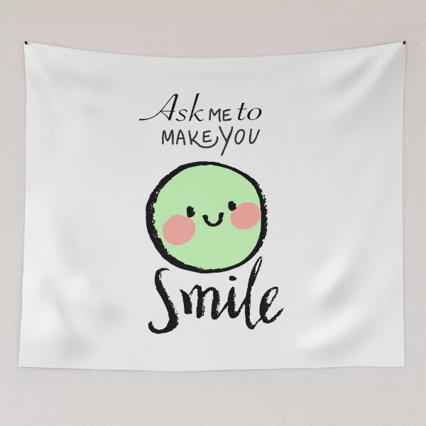 Item preview, Ask me to make you smile designed and sold by shinoshop.