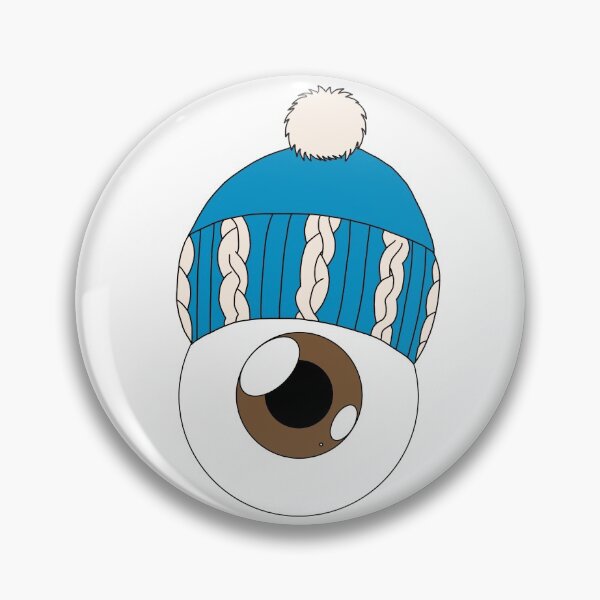 Item preview, Blue Winter Hat Eyeball- Brown Iris designed and sold by creatorK8.