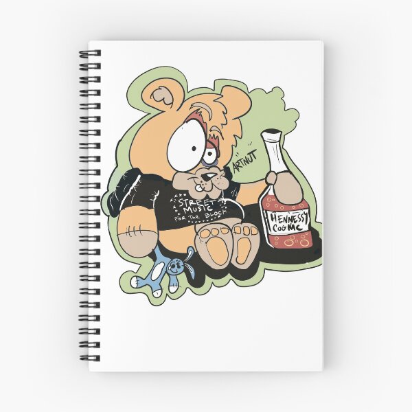 Item preview, cool teddybear cartoon illustration  designed and sold by toondesigns.