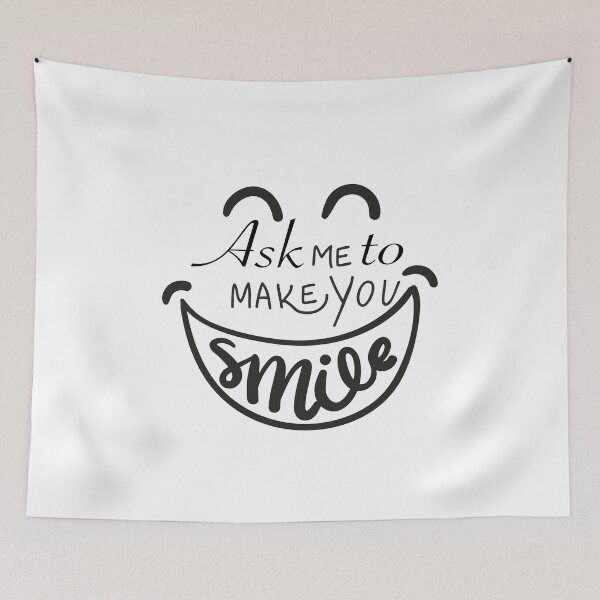 Item preview, Ask me to make you smile designed and sold by shinoshop.