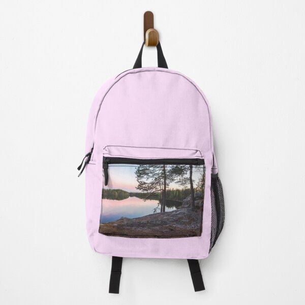 Item preview, Midsummer lake view at midnight panorama designed and sold by Jukka Heilimo.