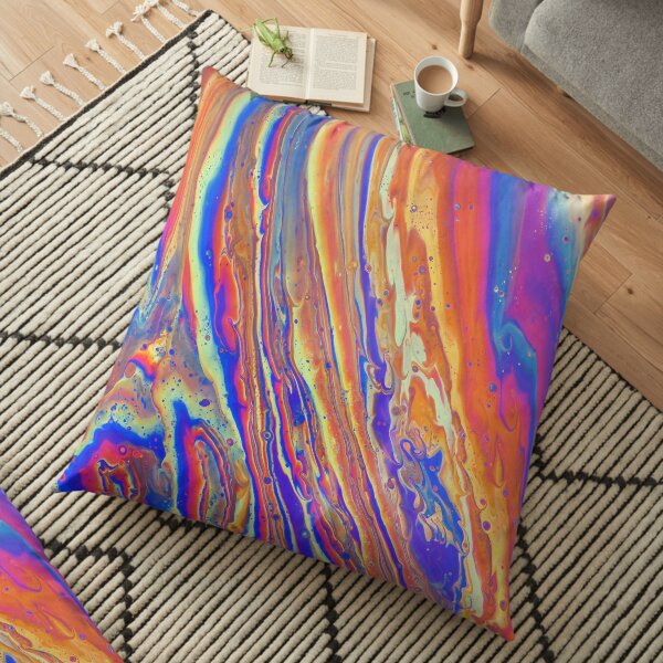 Rainbow Canyon Floor Pillow