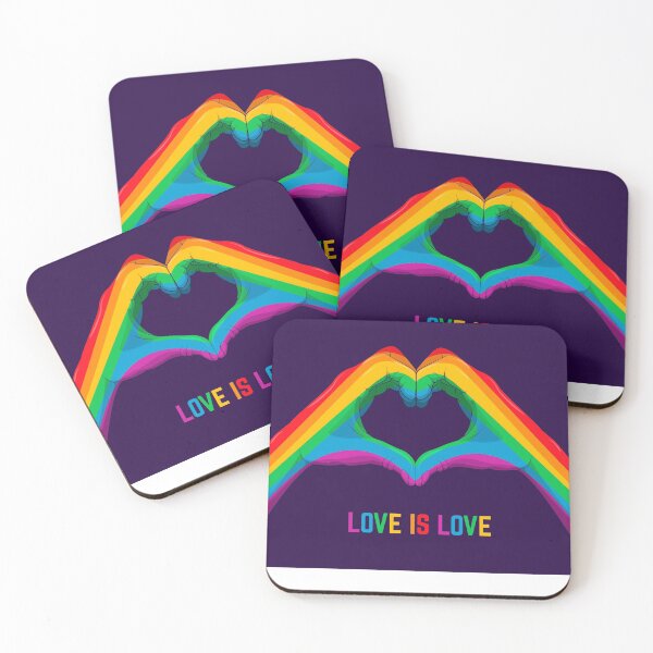 Item preview,  Love is love, heart with hands designed and sold by Theteetokstore.