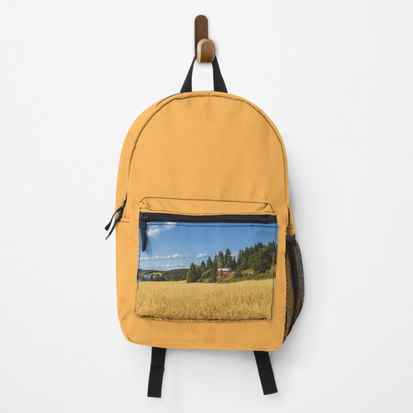 Item preview, Finnish countryside panorama with oatfield and lake designed and sold by Jukka Heilimo.