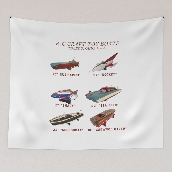 Item preview, R-C CRAFT Toy Boats Toledo , Ohio fun tee designed and sold by RBOJCK.