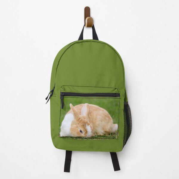 Item preview, Beautiful blue eyed bunny on green grass designed and sold by Jukka Heilimo.
