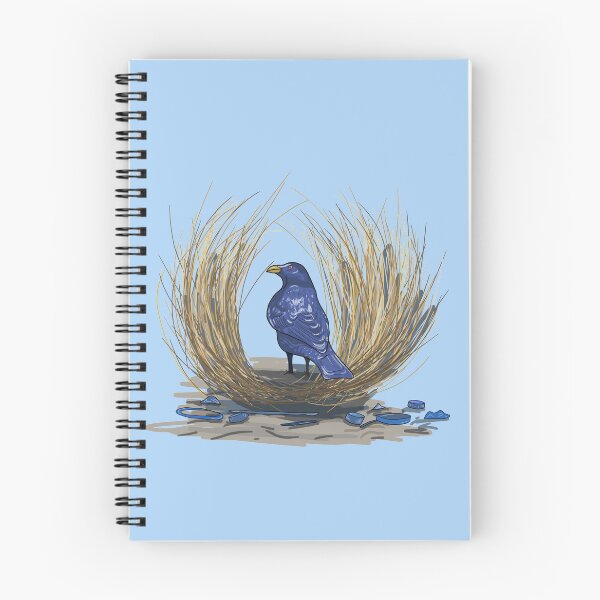 Item preview, Satin bowerbird (Ptilonorhynchus violaceus). designed and sold by Pongidae.