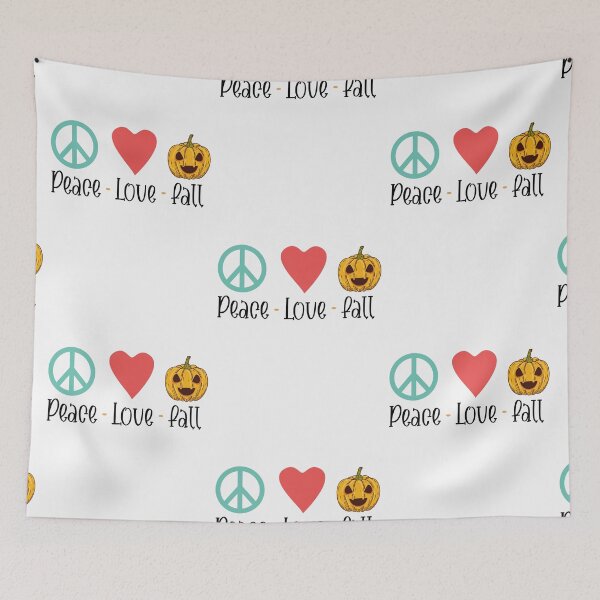 Item preview, Peace Love Fall - Gift idea designed and sold by Ay-mane.