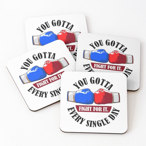 Item preview, You gotta fight for it, every single day! T-shirt, Sticker! designed and sold by Cristian Stefan.