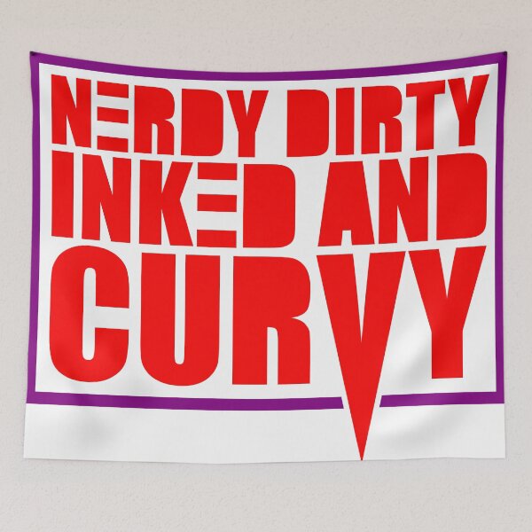 Artikelvorschau, NERDY DIRTY INKED UND CURVY entworfen und verkauft von Chaos Apparel .