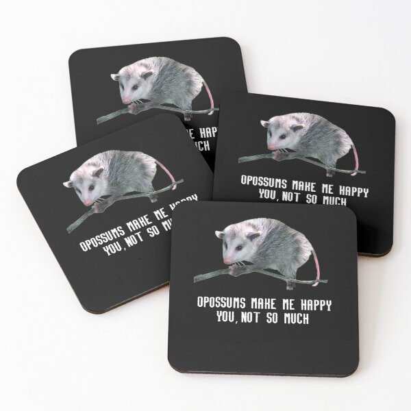 Item preview, Opossums Make Me Happy - Opossum Funny  designed and sold by JanelAmico.