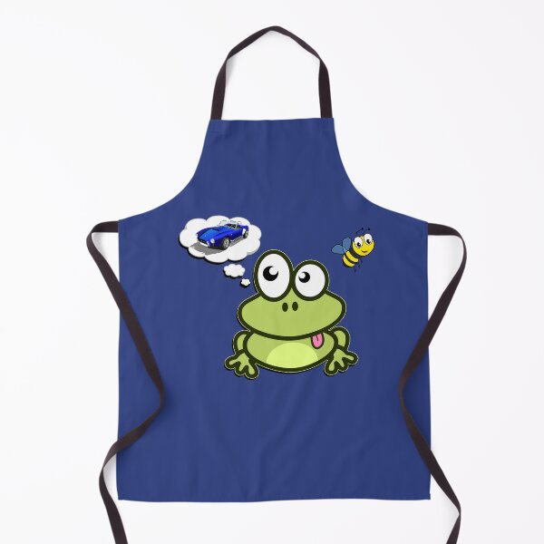 Item preview, Dreaming of Fast Sports Car - Cute Funny Fairytale Frog designed and sold by Thingy72.