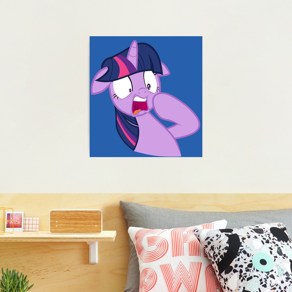 Twilight Sparkle gasping in horror