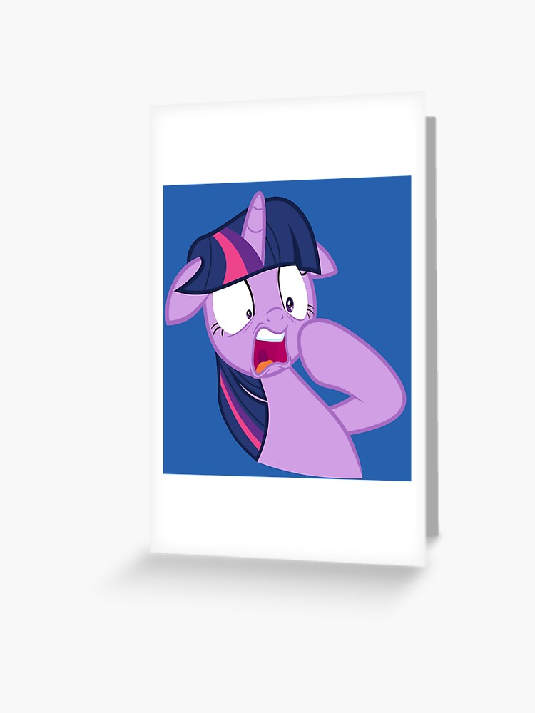 Twilight Sparkle gasping in horror
