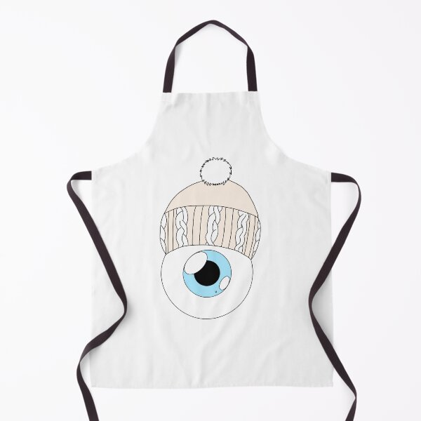 Item preview, Cream Winter Hat Eyeball- Blue Iris designed and sold by creatorK8.