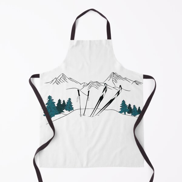 Item preview, Ski You Later Winter Sports Scene designed and sold by TheInkElephant.